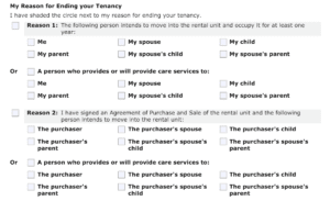 N12 form reasons N12 form reasons